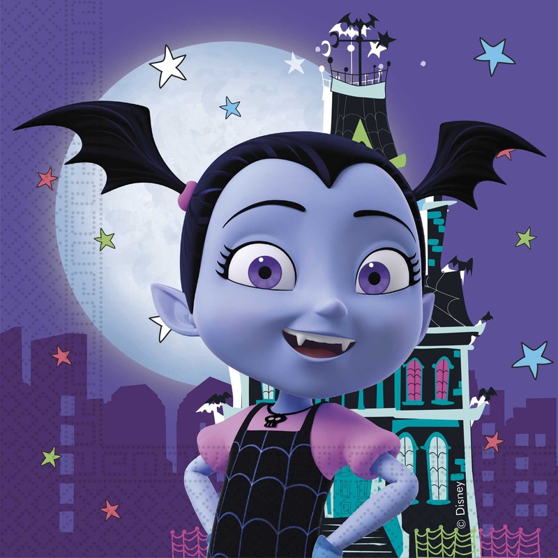 20 Vampirina party night napkins 33cm