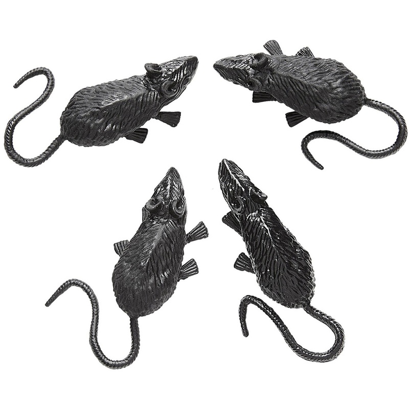 4 Scary Mice Decorations