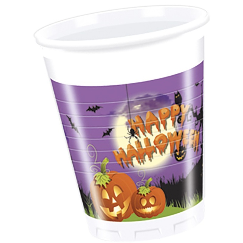 8 horror villa Halloween cups 200ml
