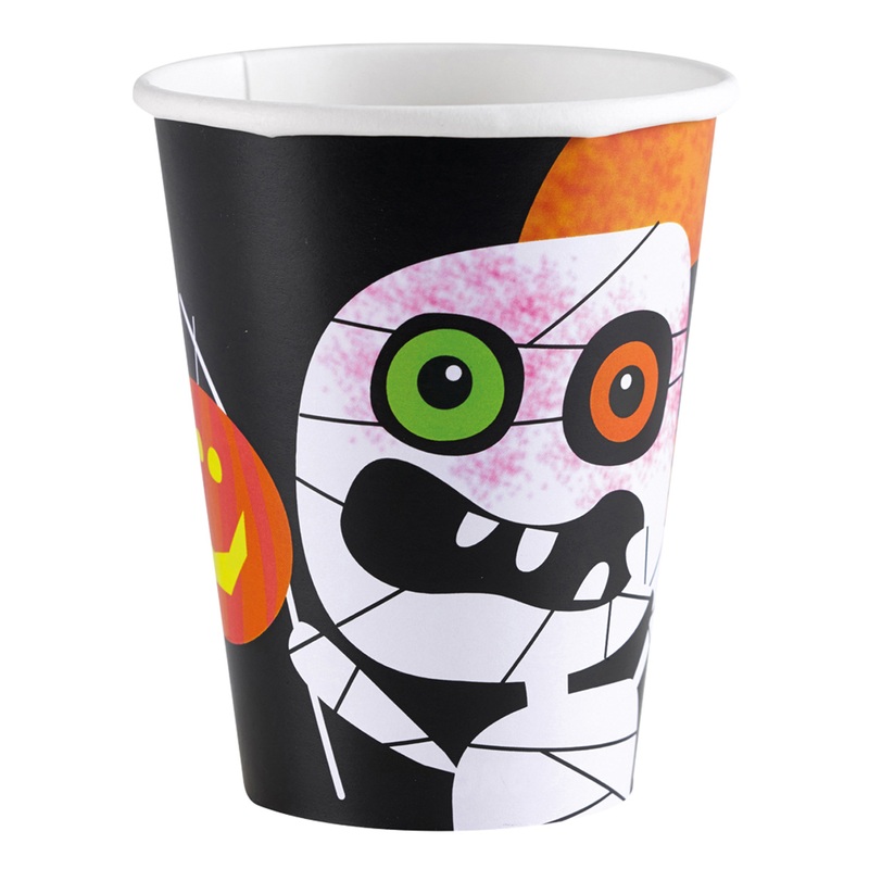 8 Monster Parade Paper Cups 266ml