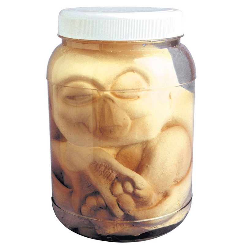 Alien fetus in the glass