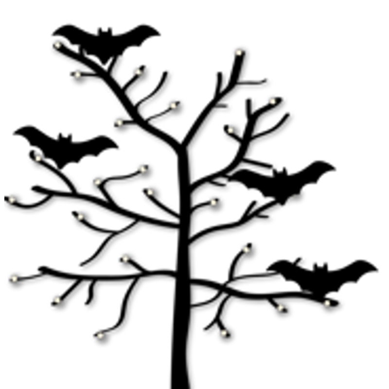 Decorative figure - tree with bats