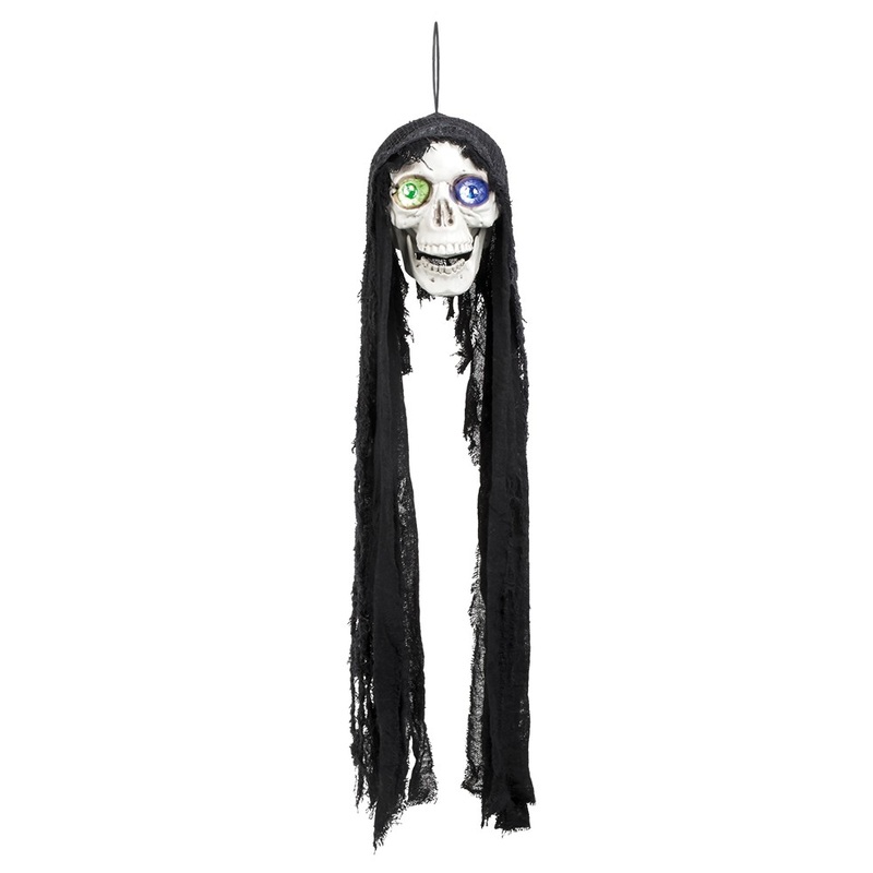 Flashing dead witch skull