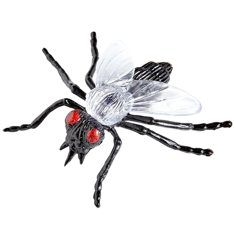 Giant Flies Halloween Decoration Set of 6