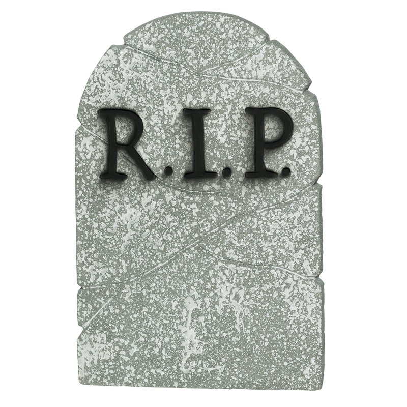 Gravestone RIP Decoration 55cm