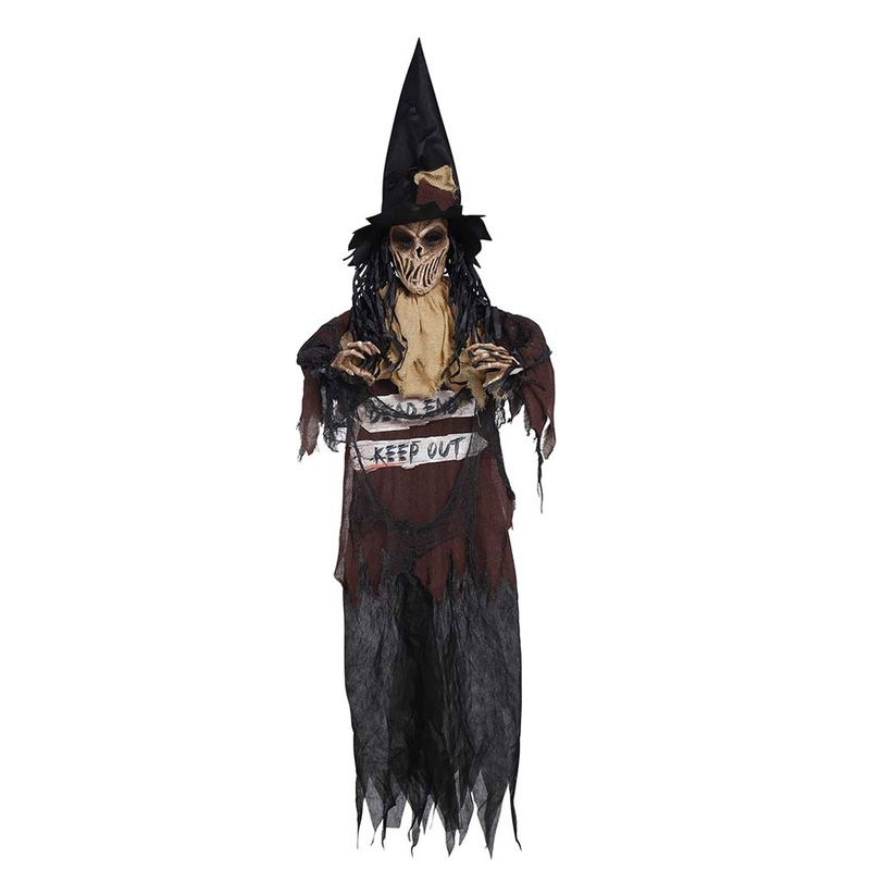 Horror scarecrow with light and sound