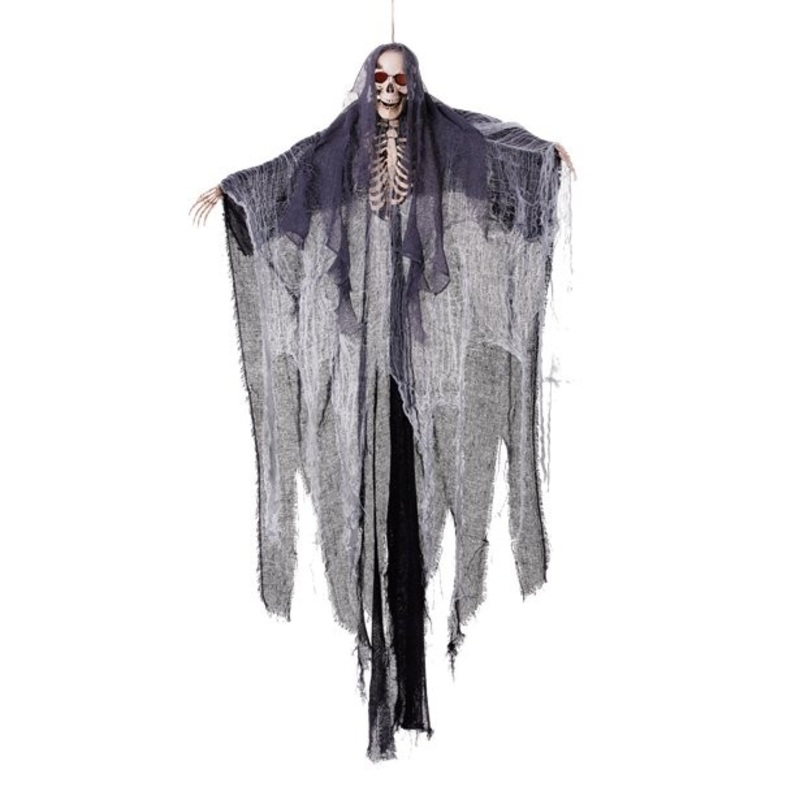 LED skeleton grim reaper hanger 1.2m
