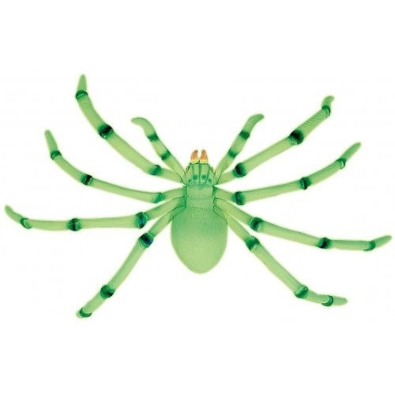 Nightmare of the night XXL spider in neon green