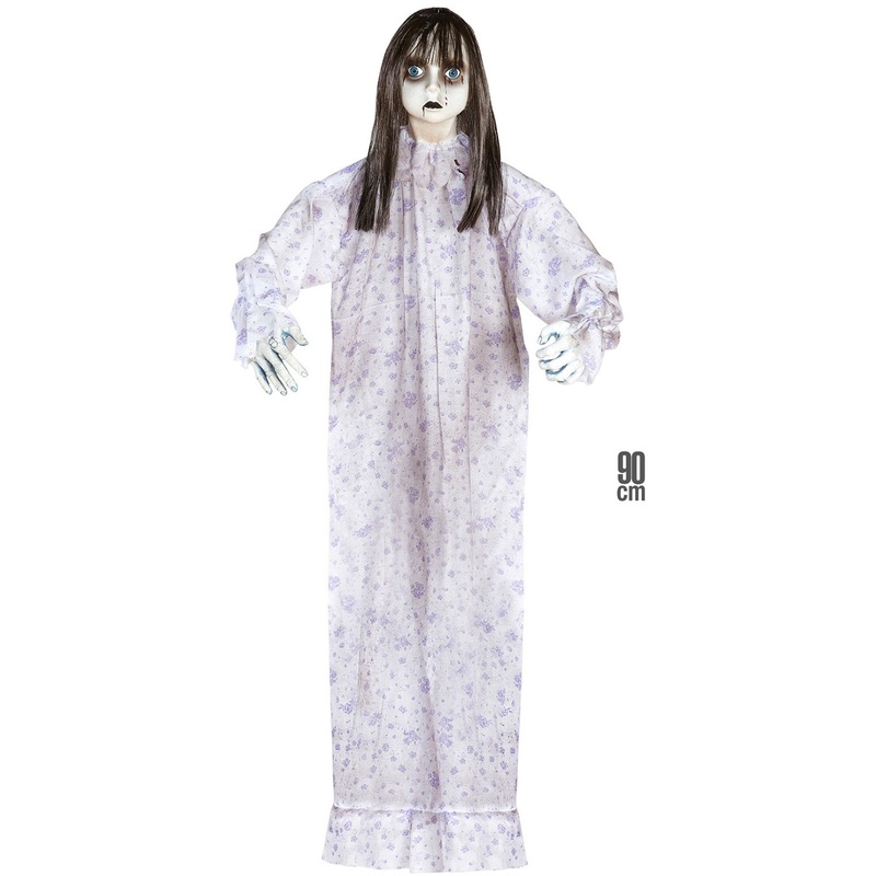 Scary girl Halloween decoration 90cm