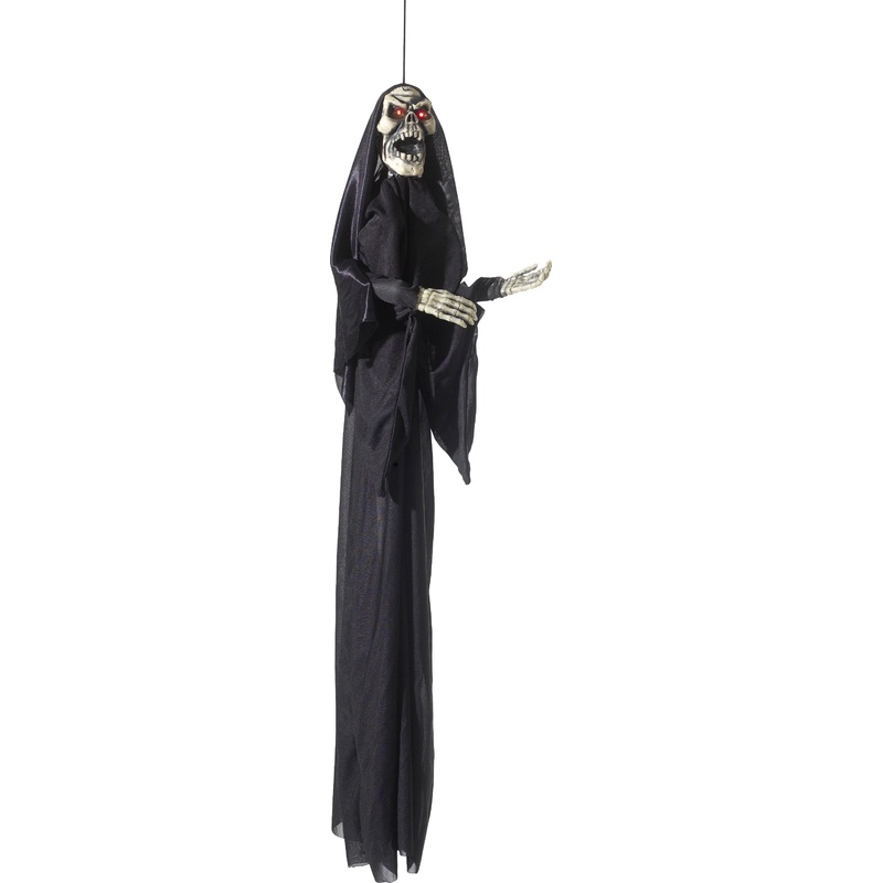 Scary grim reaper skeleton with effects 96cm