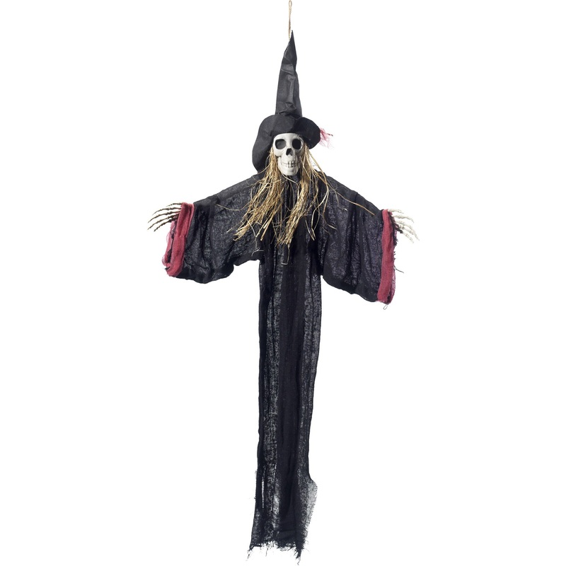 Scary witch party skeleton hanger 70 x 90cm