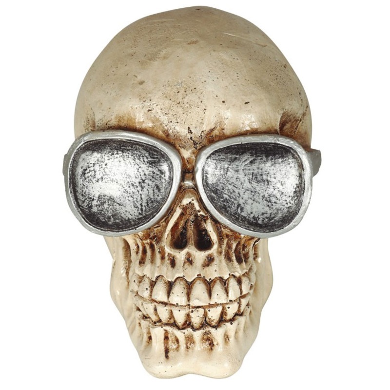 skull with glasses