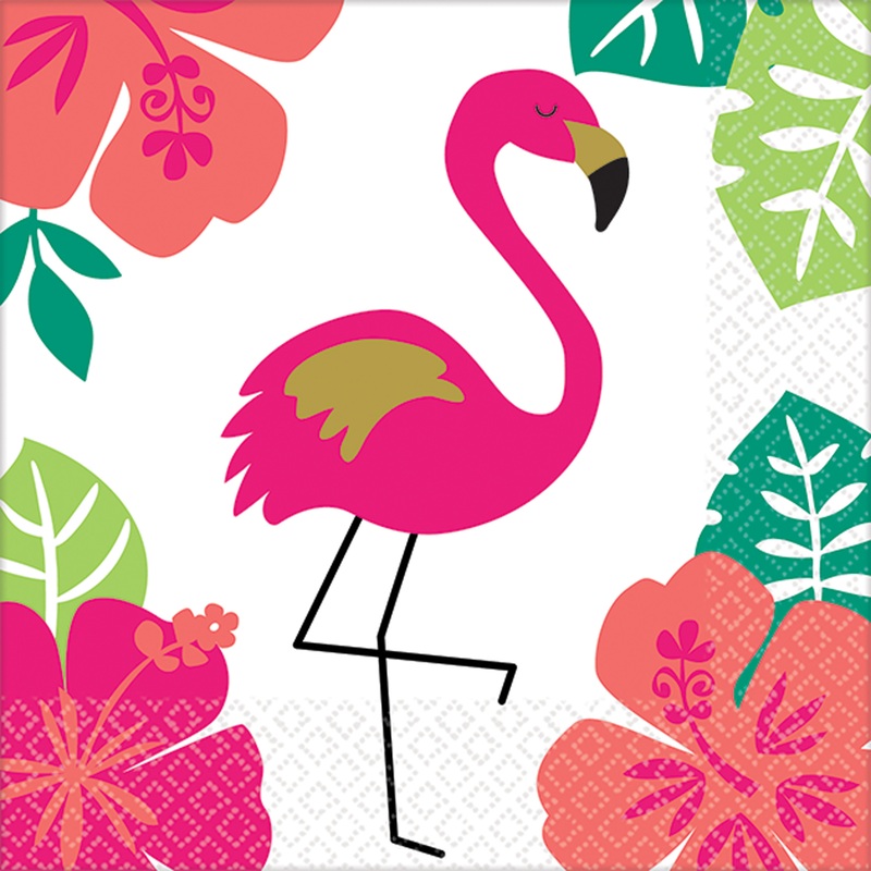 16 Aloha Island napkins 25cm
