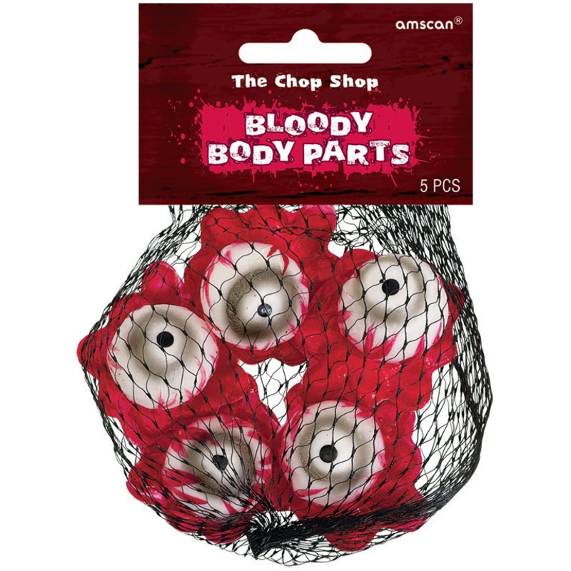 5 Bloody Eyeball Halloween Decorations
