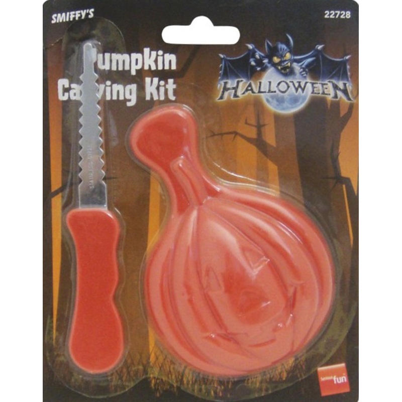 Carving set for Halloween pumpkins