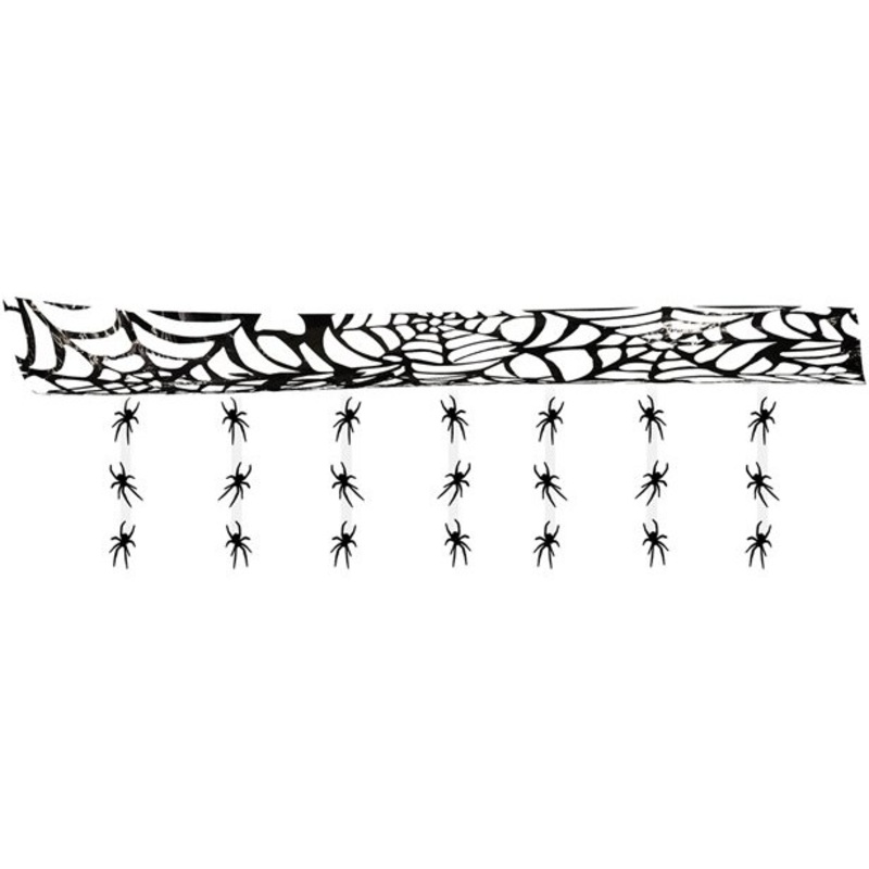 Eerie spiders hanging decoration 3m