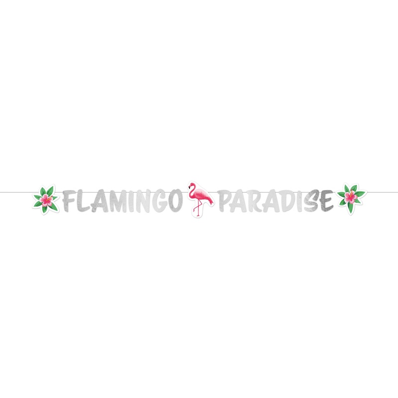 Flamingo Paradise garland 1.35m