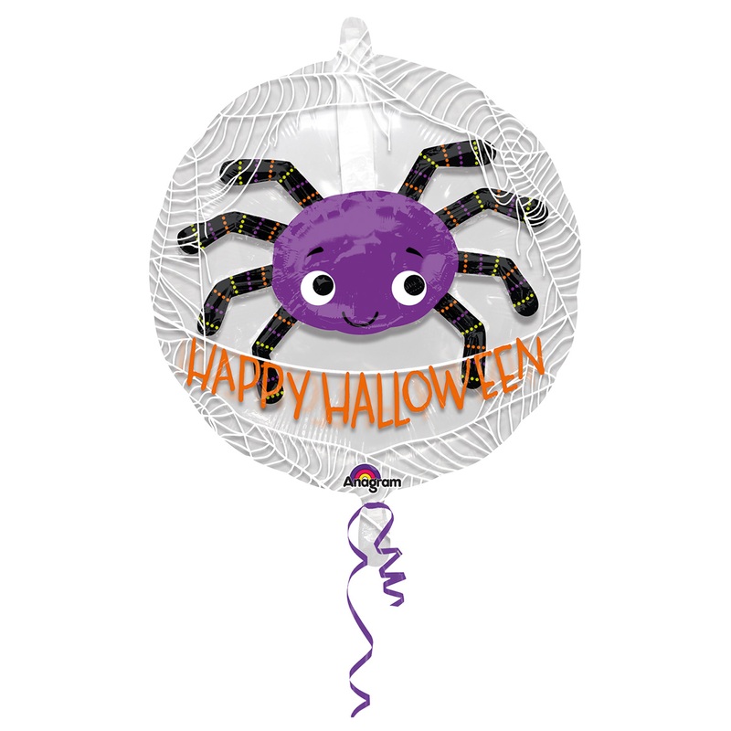 Foil balloon little spider Happy Halloween