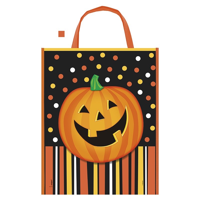Halloween pumpkin fun gift bag 30 x 38cm