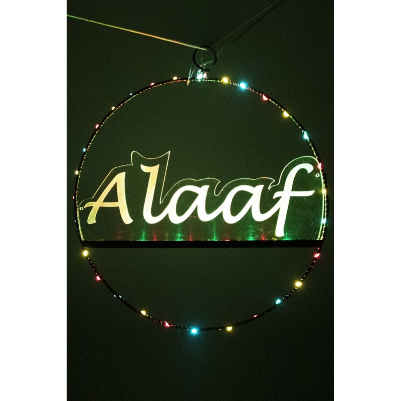 Illuminated window picture Alaaf 35cm