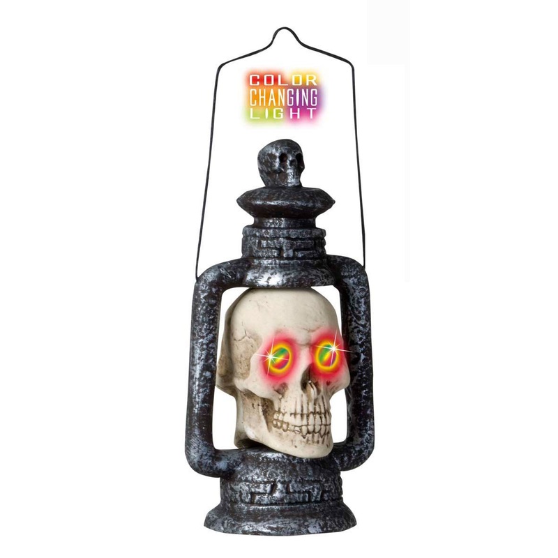 Lights Of Death Skull Lantern With Color Changing 35cm