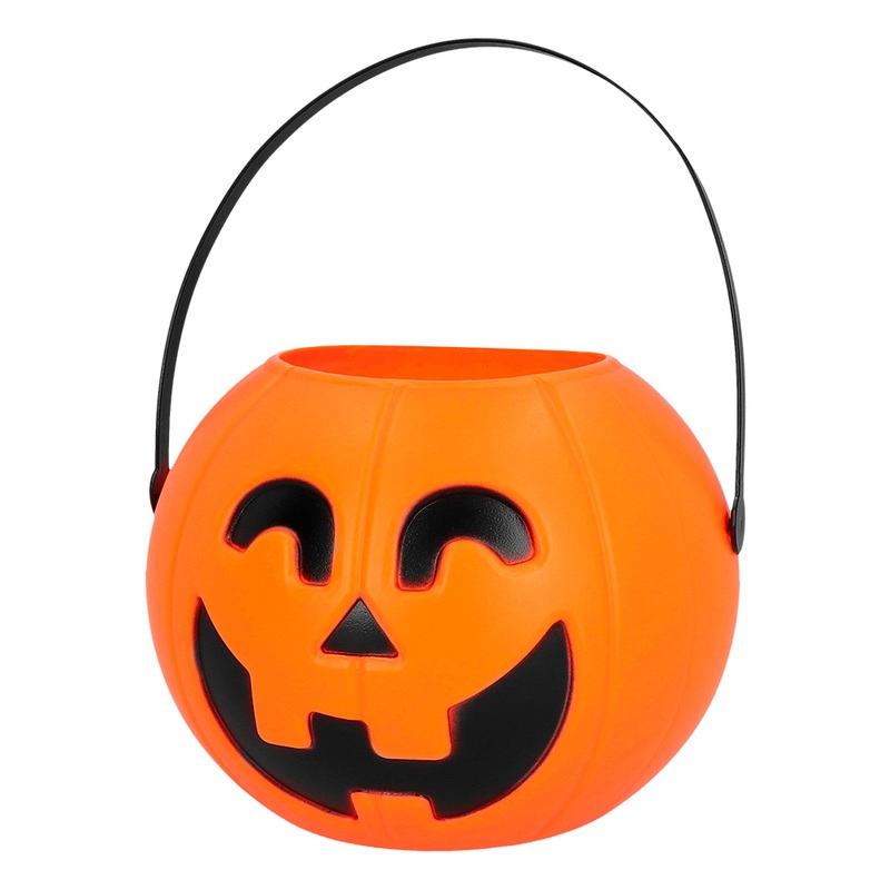 Luminous and Laughing Pumpkin Bucket