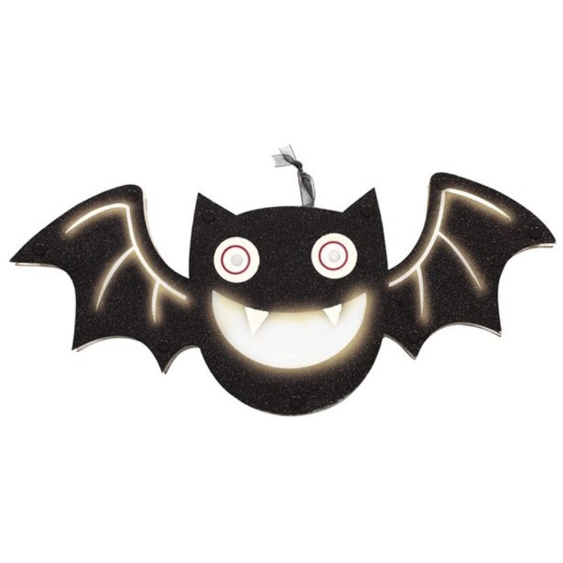 Luminous bat wall decoration 34cm