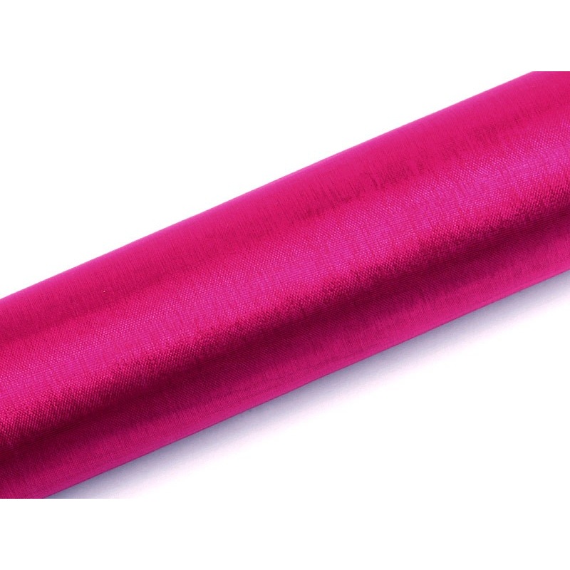 Organza fabric Julie fuchsia 9m x 16cm