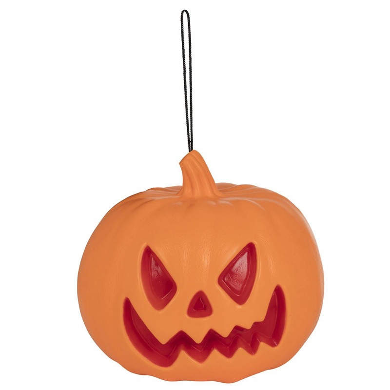 Scary pumpkin glowing Halloween decoration