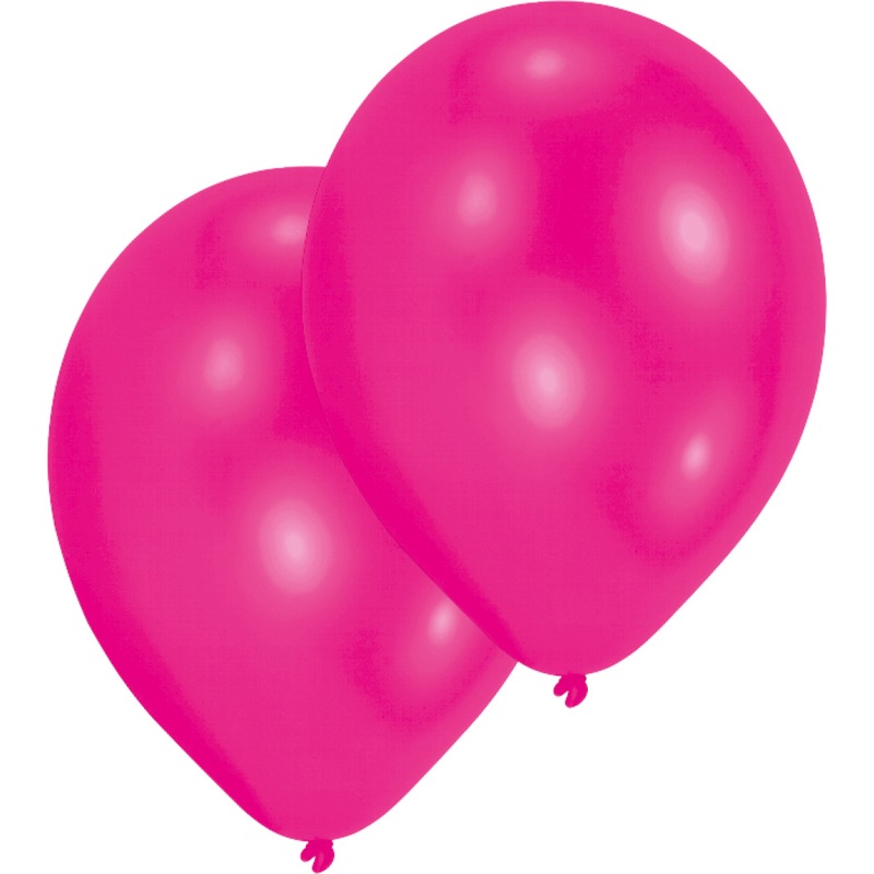 Set of 50 pink balloons 27.5cm