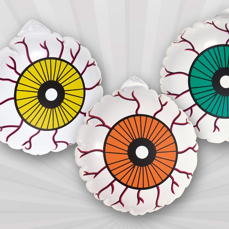 Watch Out Inflatable Eyeball Decoration 3 Pieces