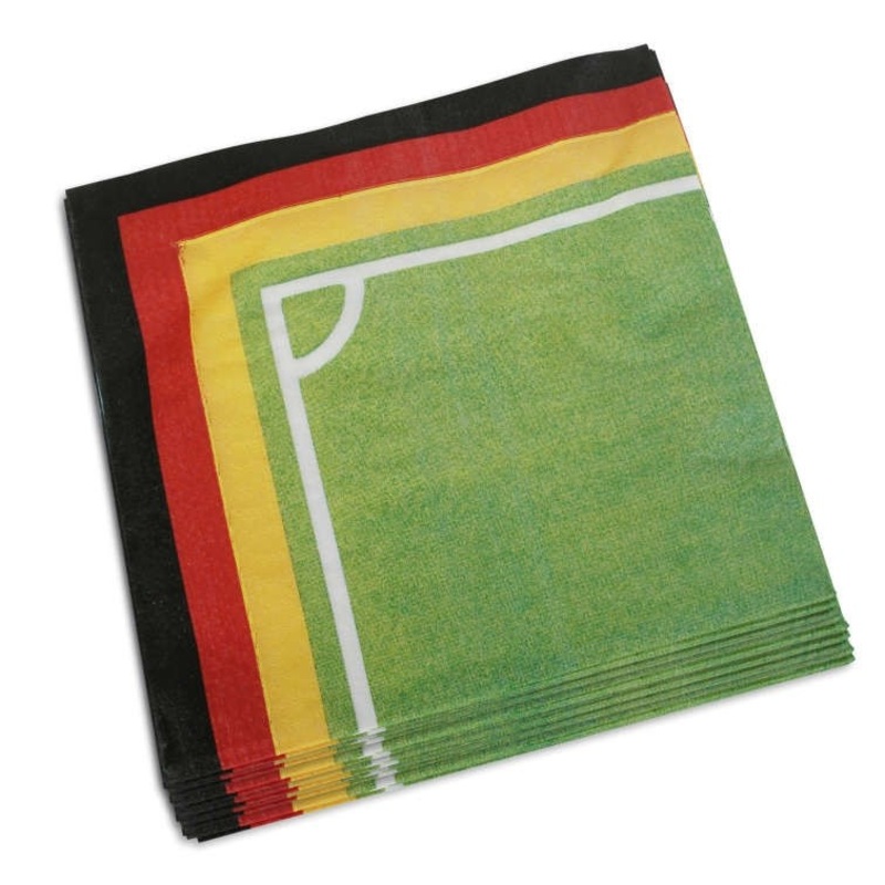12 Germany fan napkins