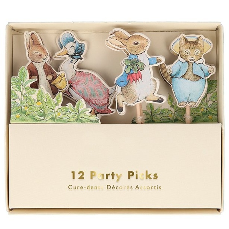 12 Peter Hase cake skewers