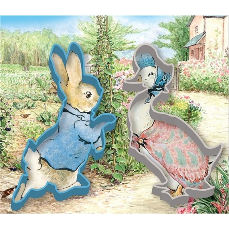 2 Peter Rabbit cookie cutters