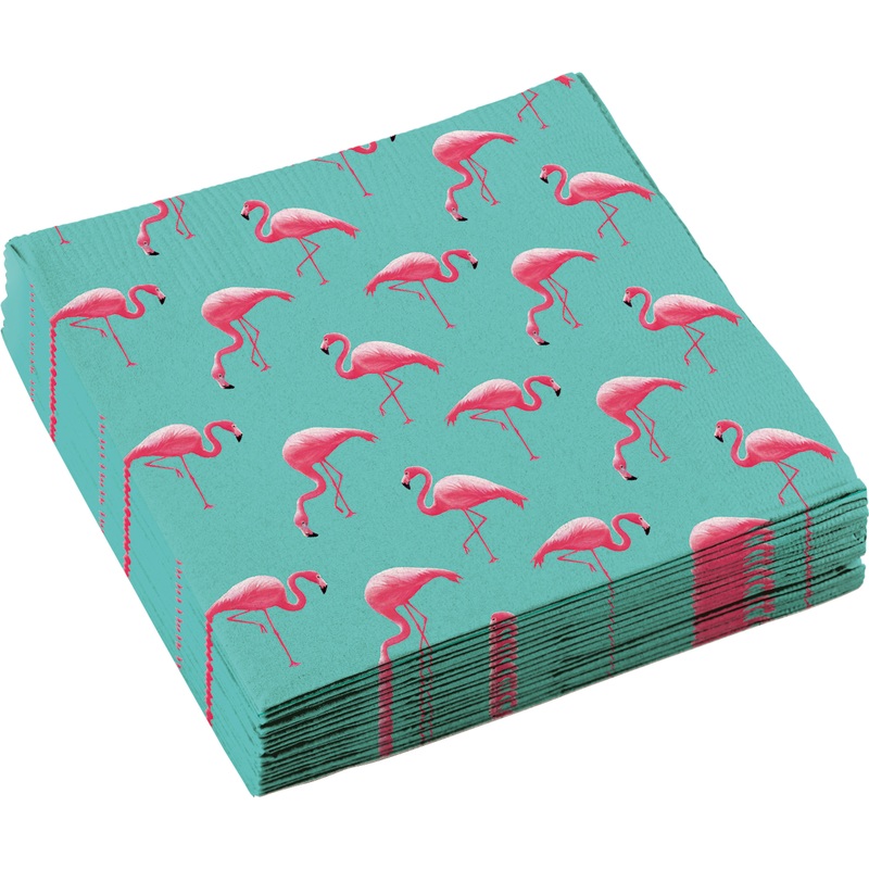 20 napkins Flamingo Paradise 33cm