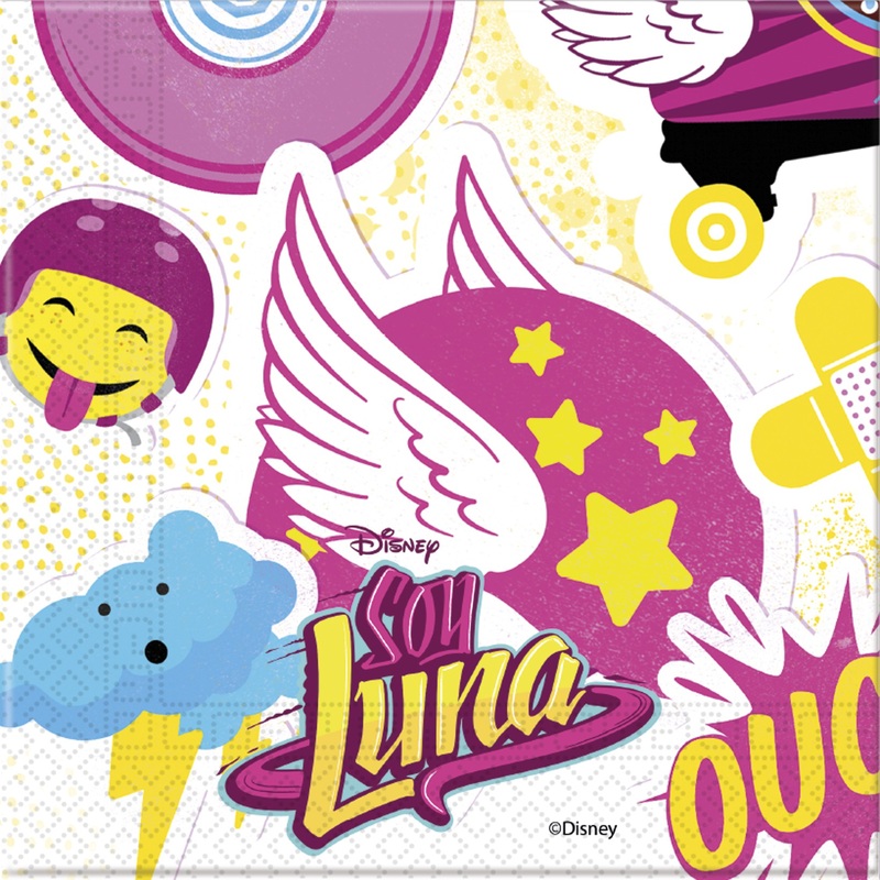 20 Soy Luna paper napkins 33x33cm