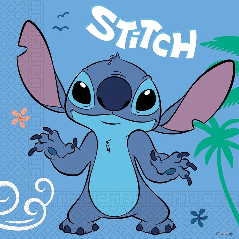 20 Stitch & Angel FSC napkins 33x33cm