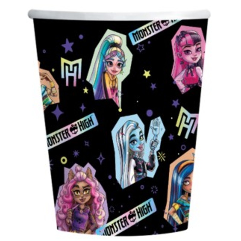 8 cups Monster High 250ml
