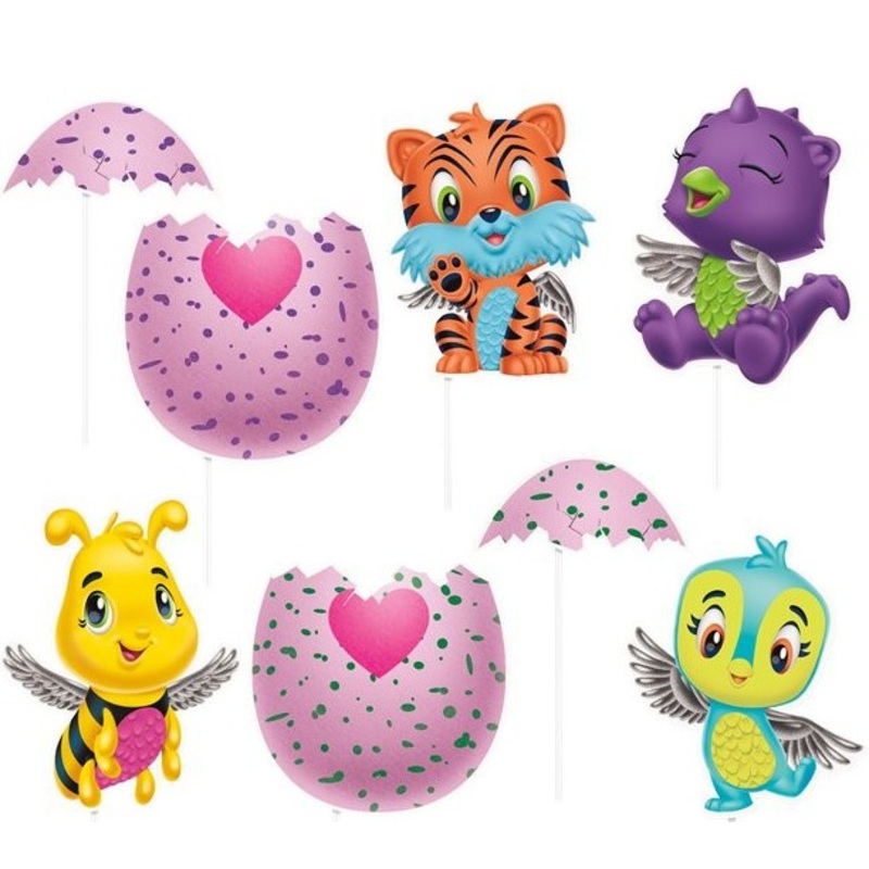 8 hatchimals photo props