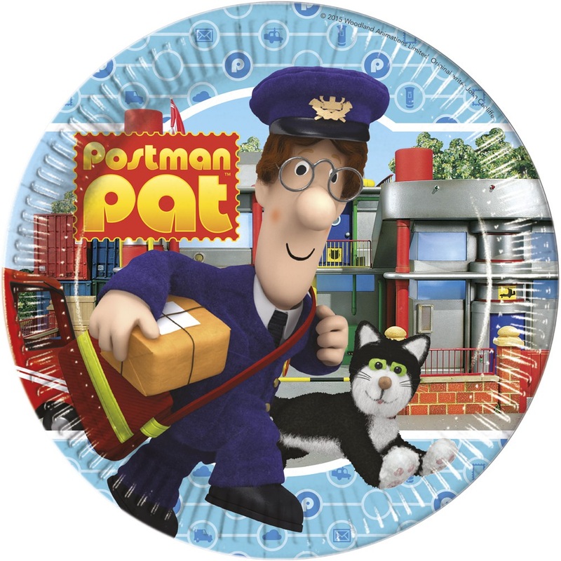 8 Postman Pat Adventure paper plates 23cm