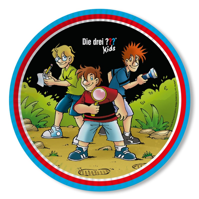 8 The three question marks kids plate 23cm