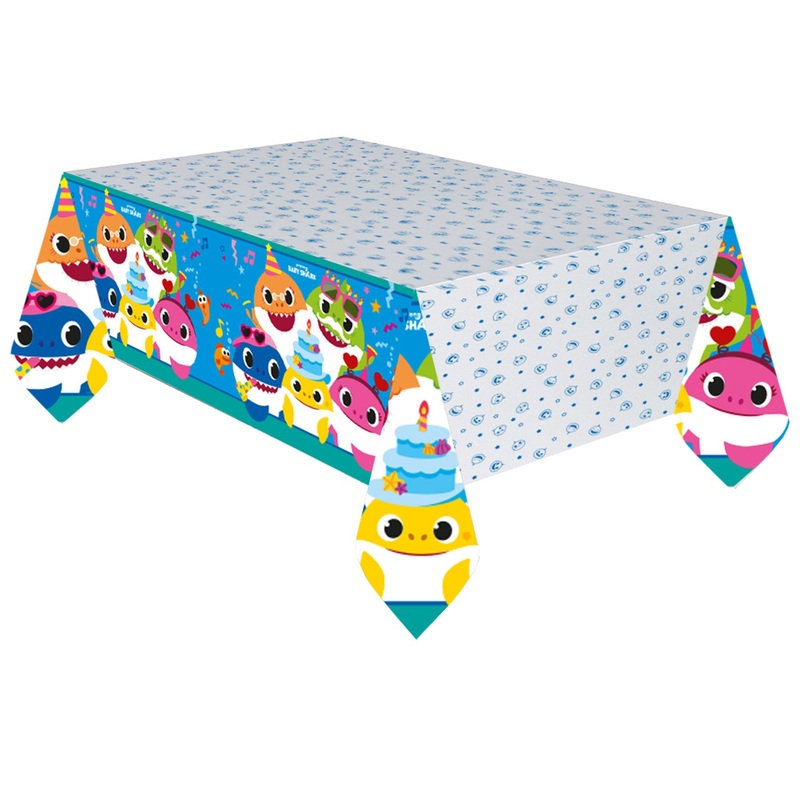 Baby Shark Family tablecloth 1.8 x 1.2m