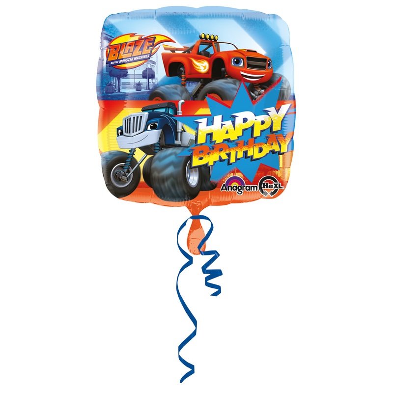 Birthday balloon monster machine Blaze angular