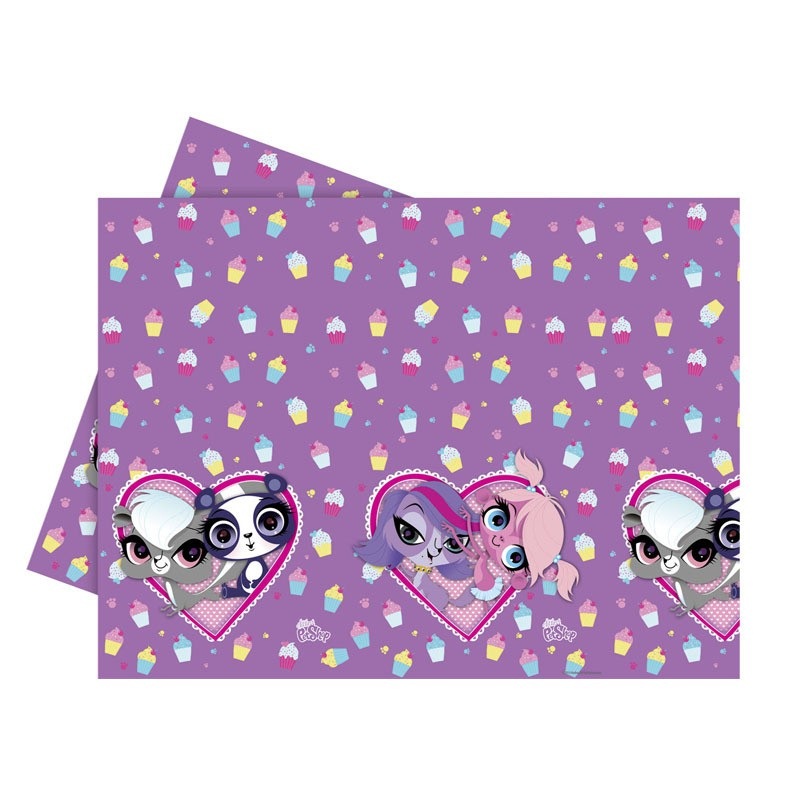 Littlest Pet Shop Cupcake Party Tablecloth 120 x 180cm