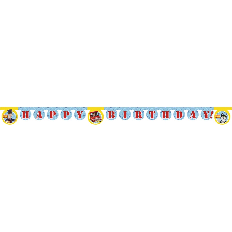 Postman Pat Adventure Happy Birthday Garland 200cm