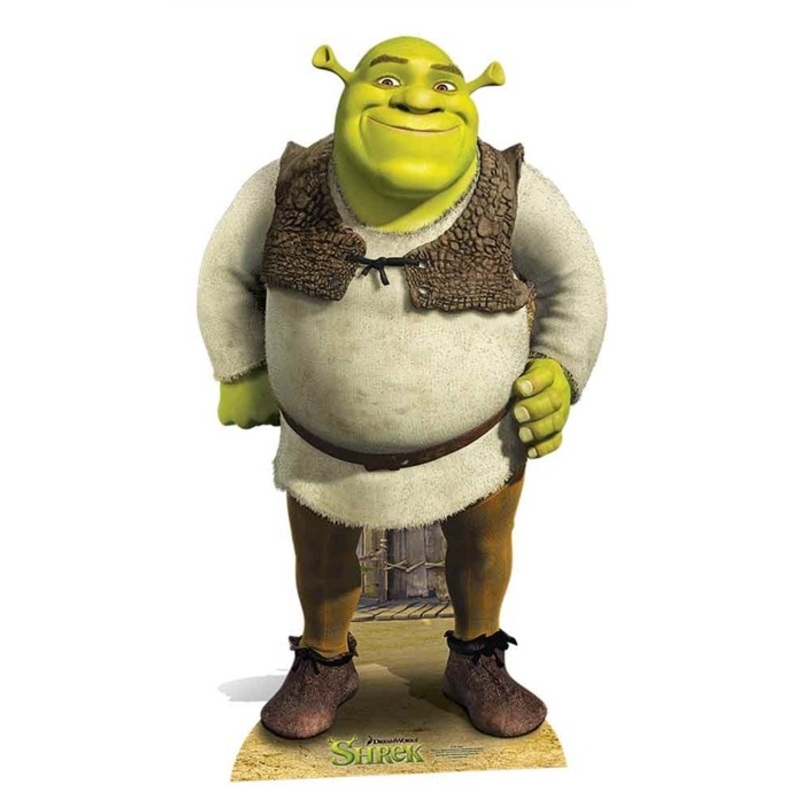 Shrek cardboard cutout 1.7m