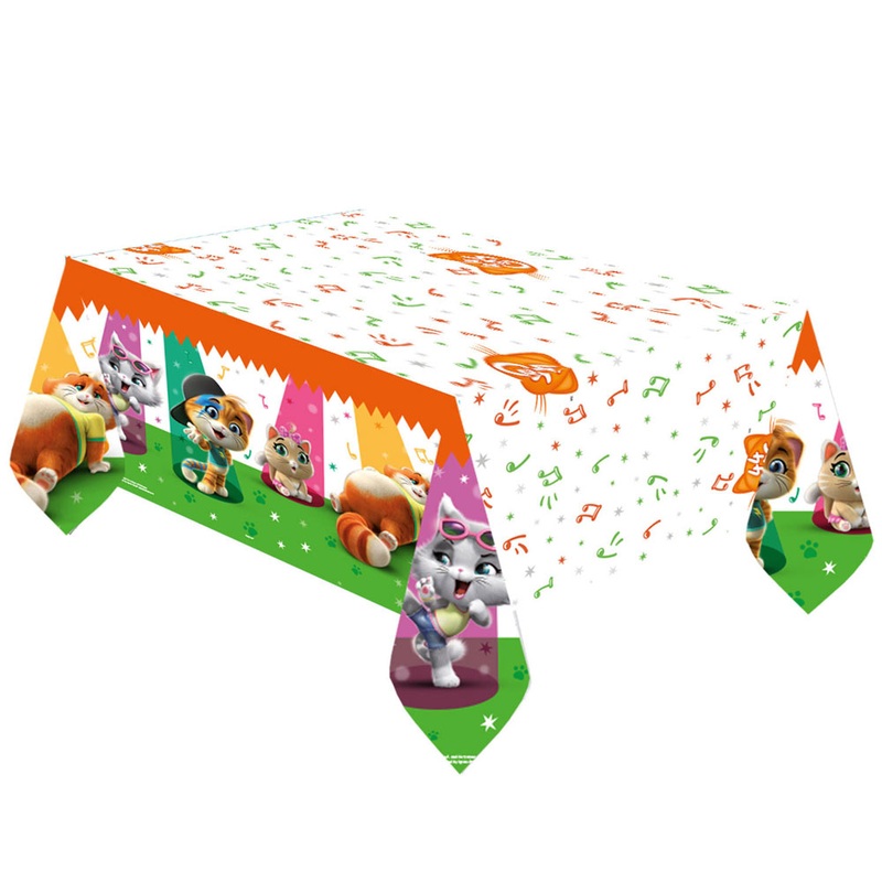 Tablecloth 44 cats 180cm x 120cm
