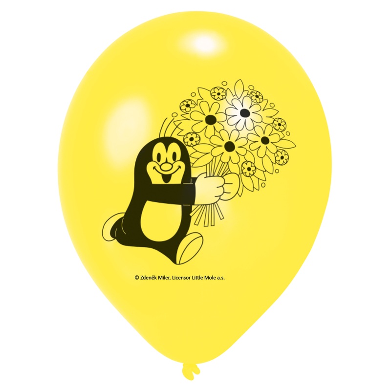 The Little Mole Balloons 6-pack