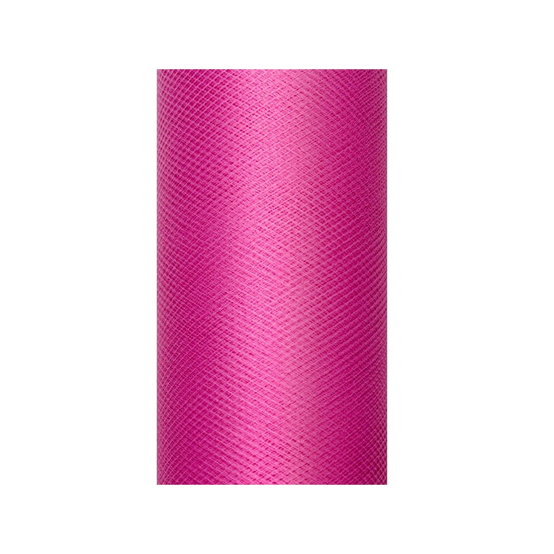 Tulle fabric Luna fuchsia 9m x 50cm