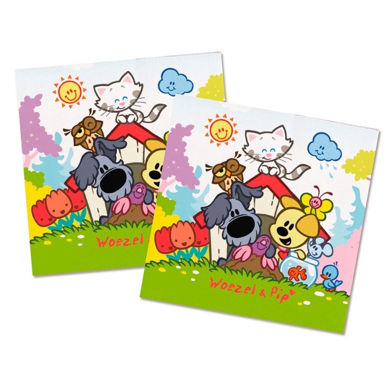 Woezel & Pip napkins 20 pcs